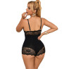 Subblime - Teddy Détail Dentelle Florale Noir L/Xl
